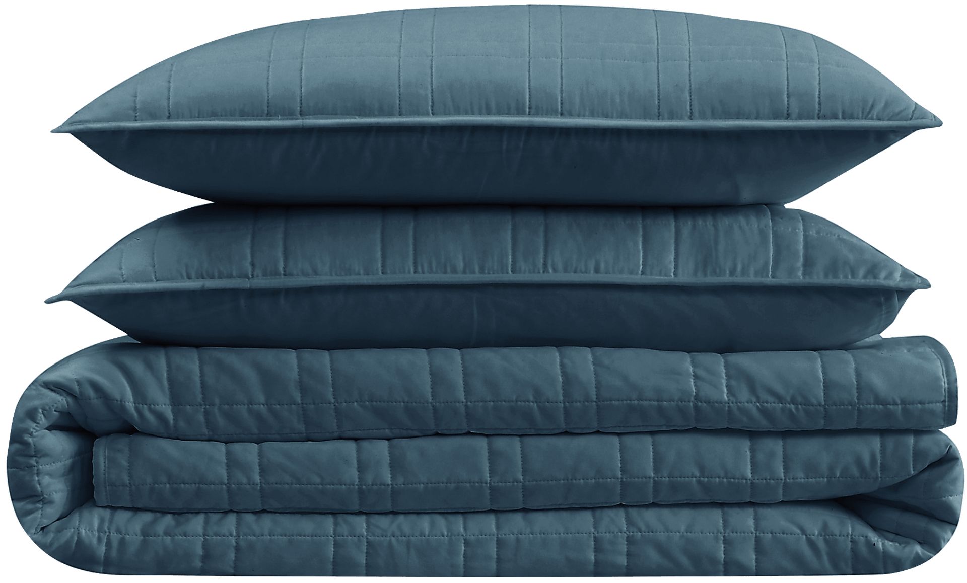 Kids Candy Colors Navy Twin Quilt Set - Image 2