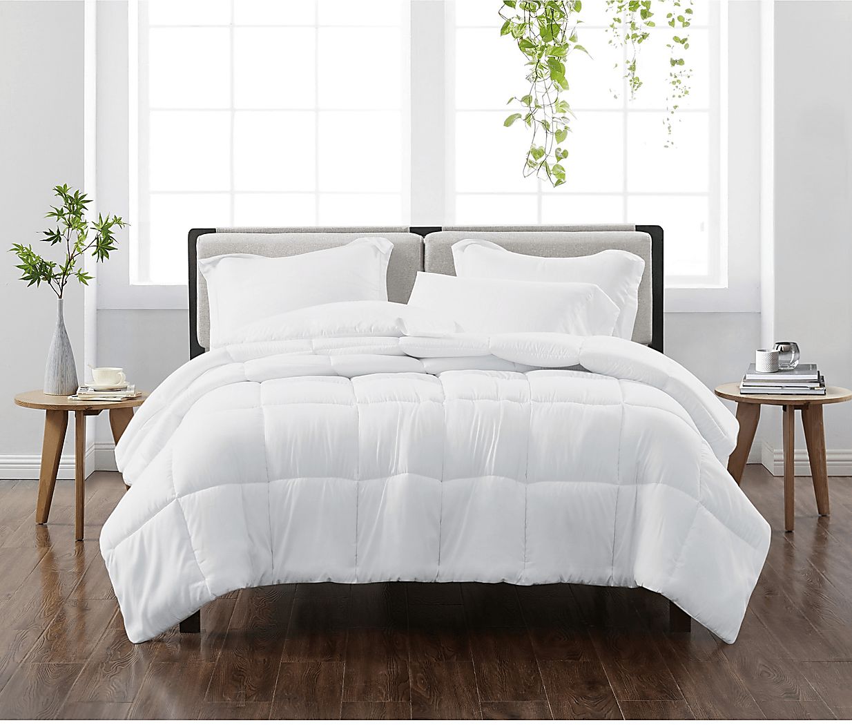 Kids Candy Colors White Twin Comforter Set