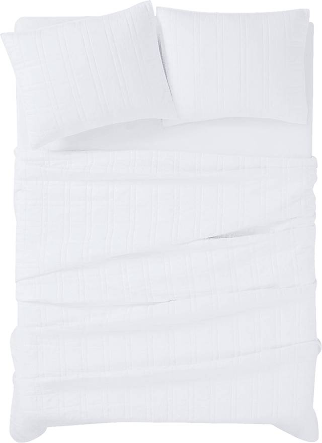 Kids Candy Colors White Twin Quilt Set - Thumbnail - Image 3