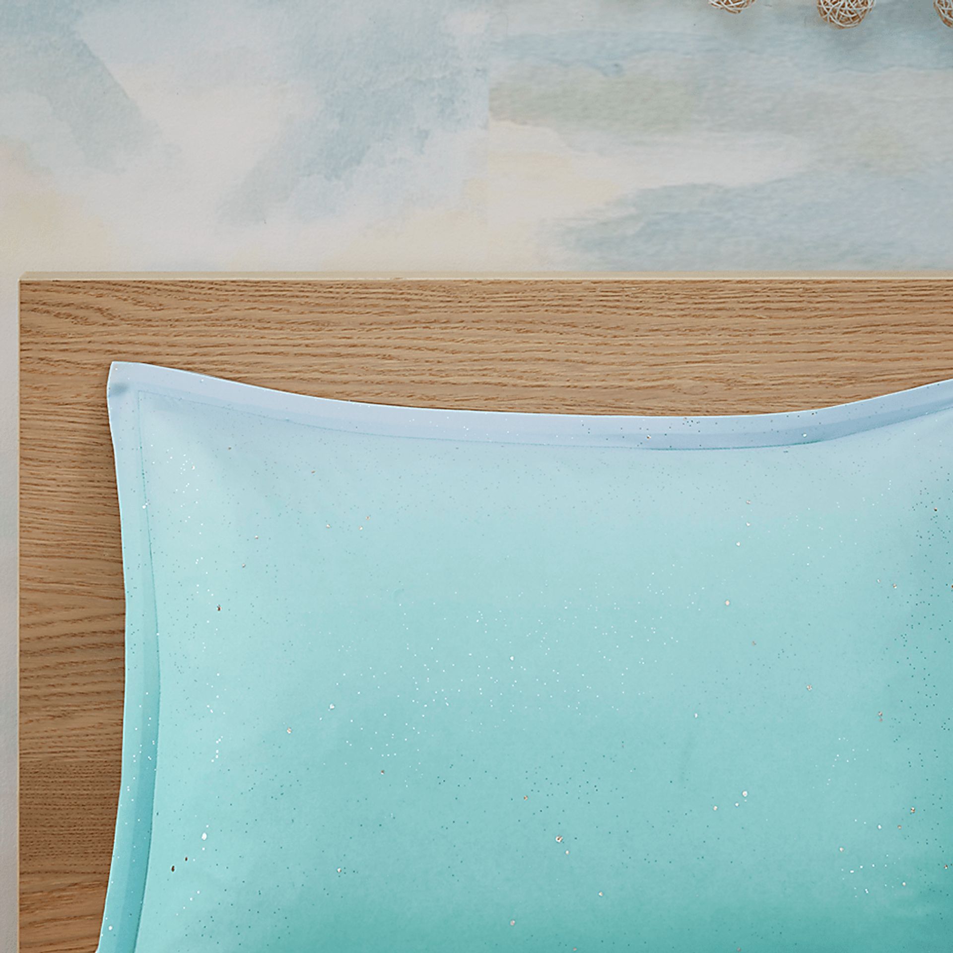 Kids Candy Ombre Aqua Full/Queen Comforter Set - Image 4