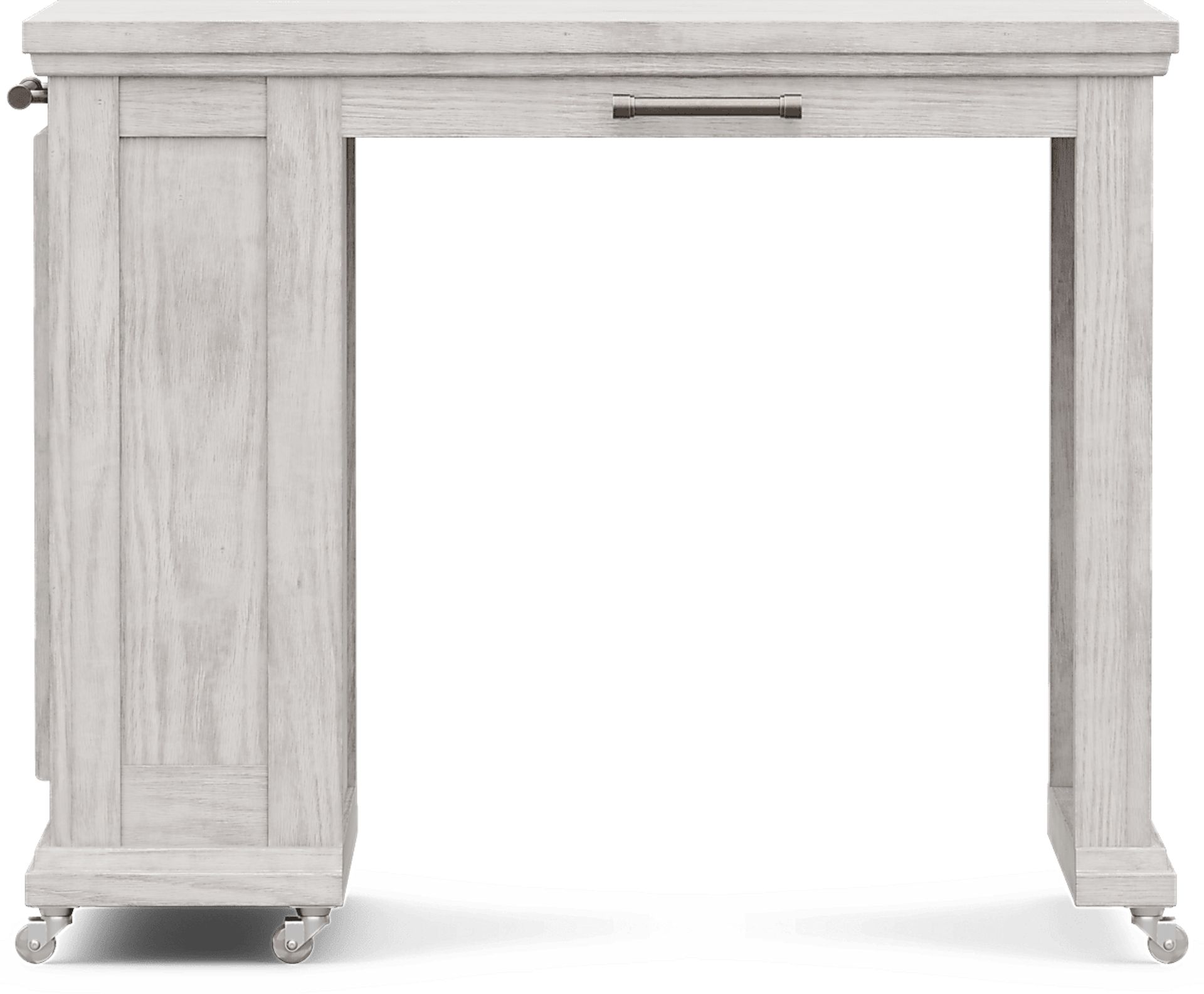 Kids Canyon Lake 2.0 Ash Gray Caster Desk - Image 1