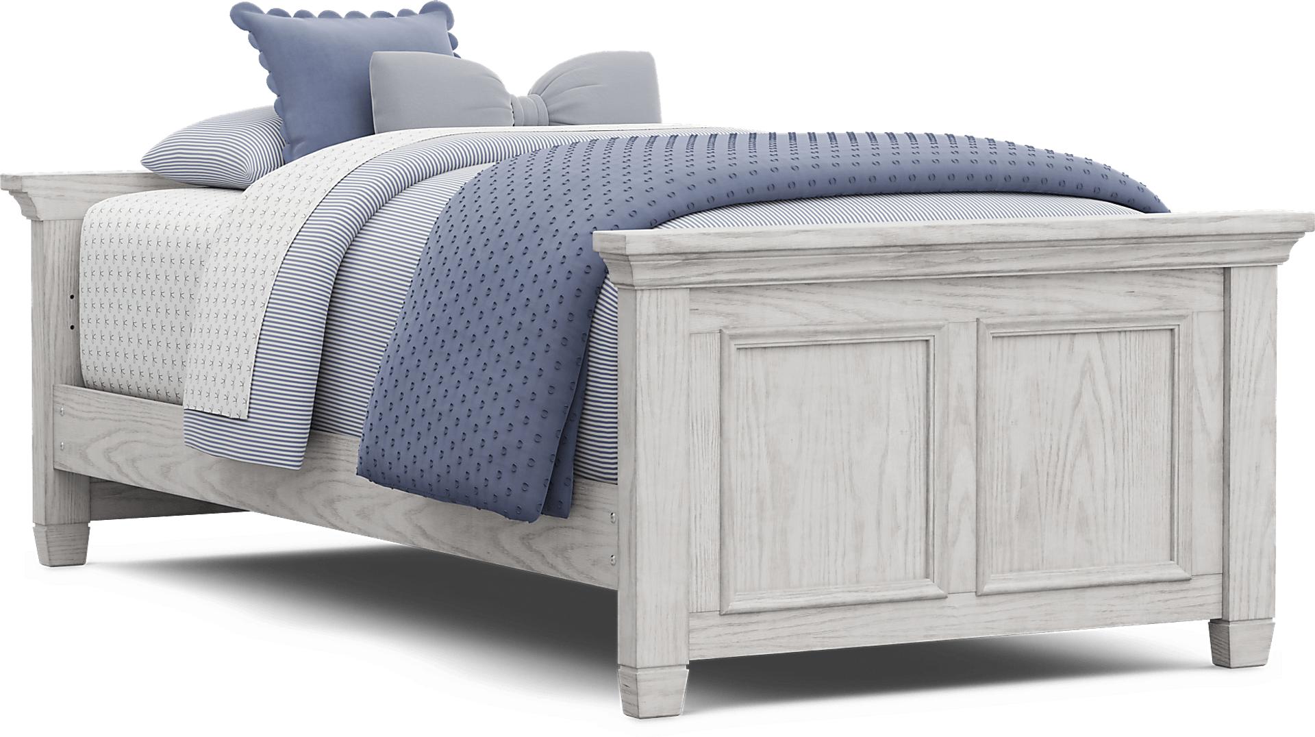 Kids Canyon Lake 2.0 Ash Gray Twin Low Profile Bed