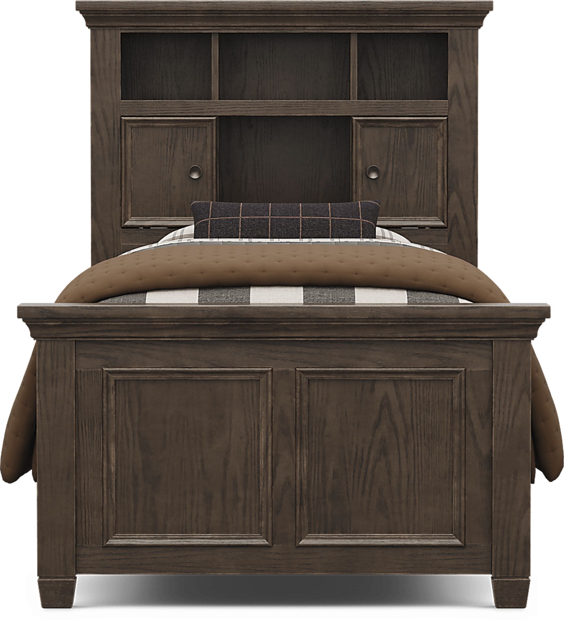 Kids Canyon Lake 2.0 Java Twin Bookcase Bed - Image 3