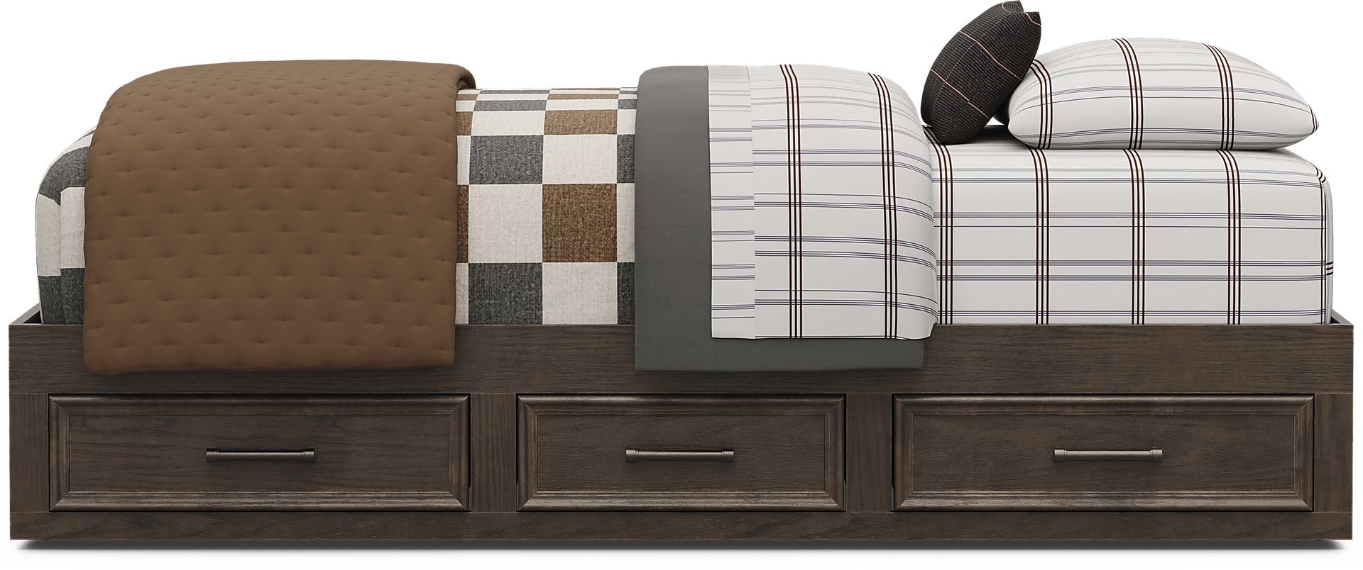 Kids Canyon Lake 2.0 Java Twin Platform Bed - Image 2