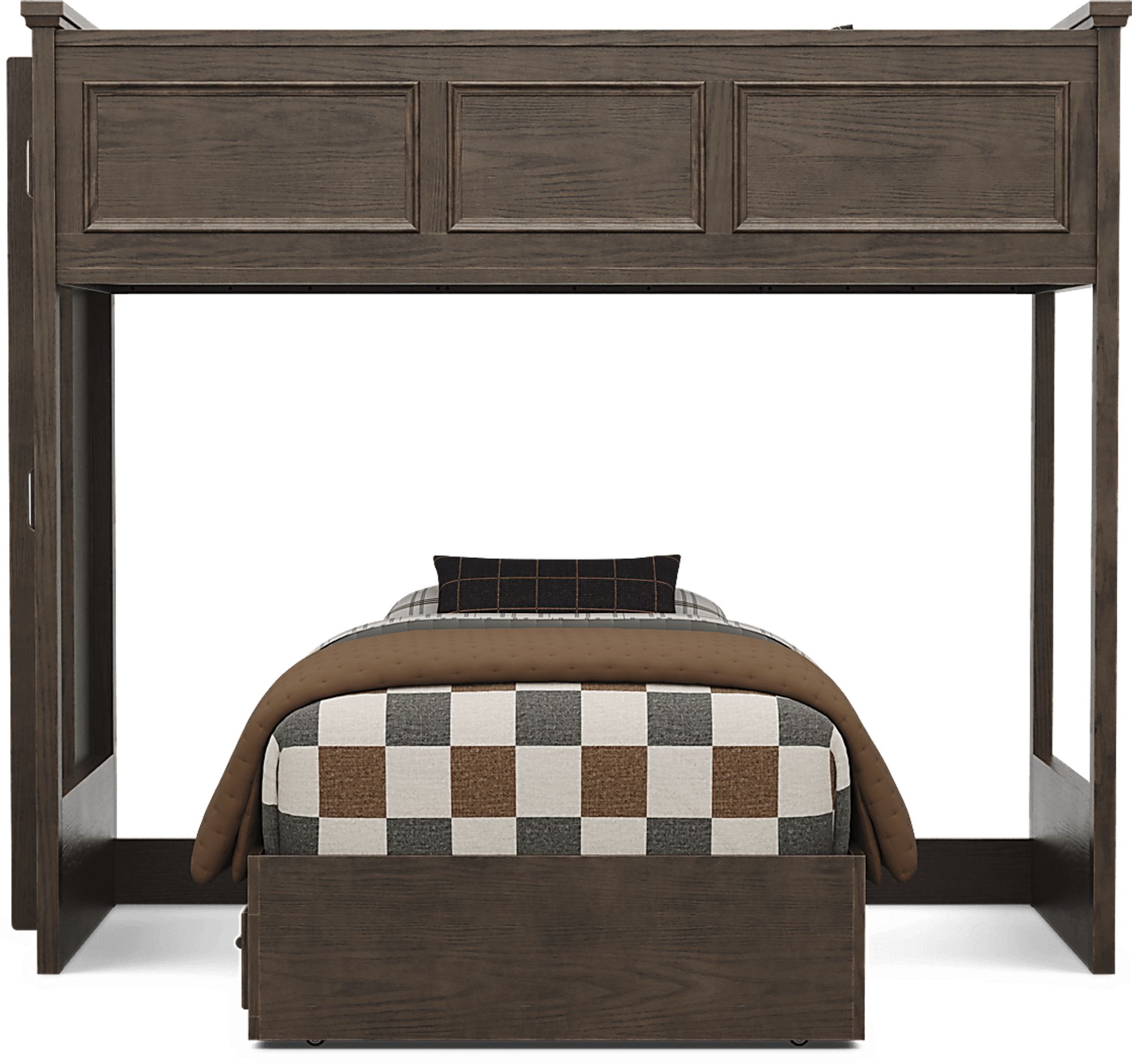 Kids Canyon Lake 2.0 Java Twin/Twin Bunk Bed - Image 2