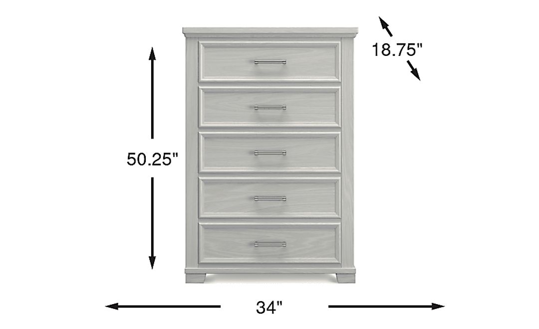 Kids Canyon Lake Ash Gray Chest