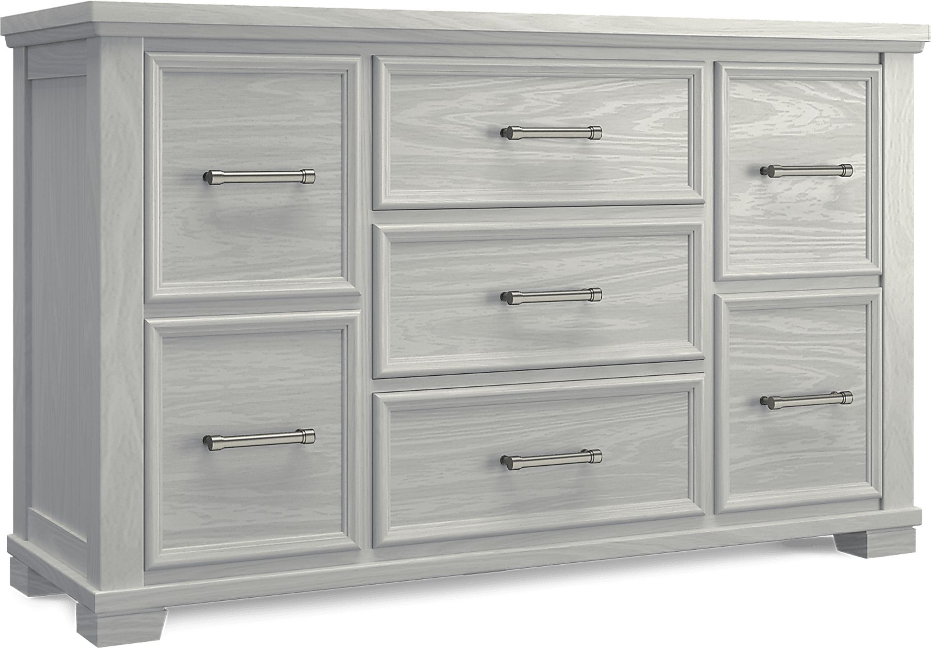Kids Canyon Lake Ash Gray Bedroom with Dakotah Gray Full Upholstered Bed - Image 6