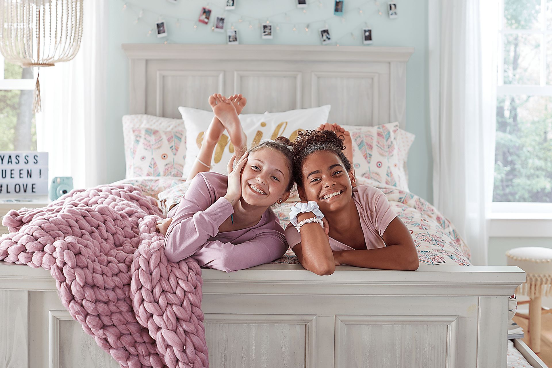 Kids Canyon Lake Ash Gray Full Panel Bedroom - Image 4