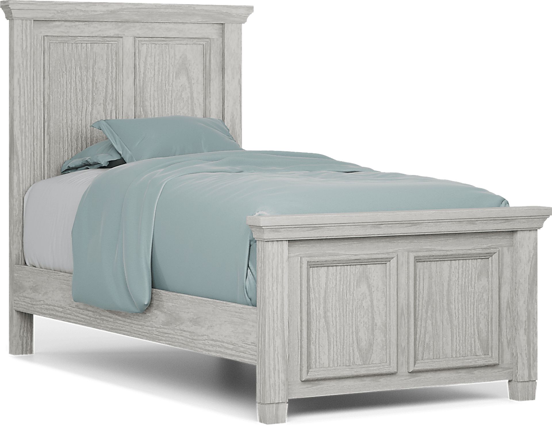 Kids Canyon Lake Ash Gray Twin Panel Bedroom - Image 2