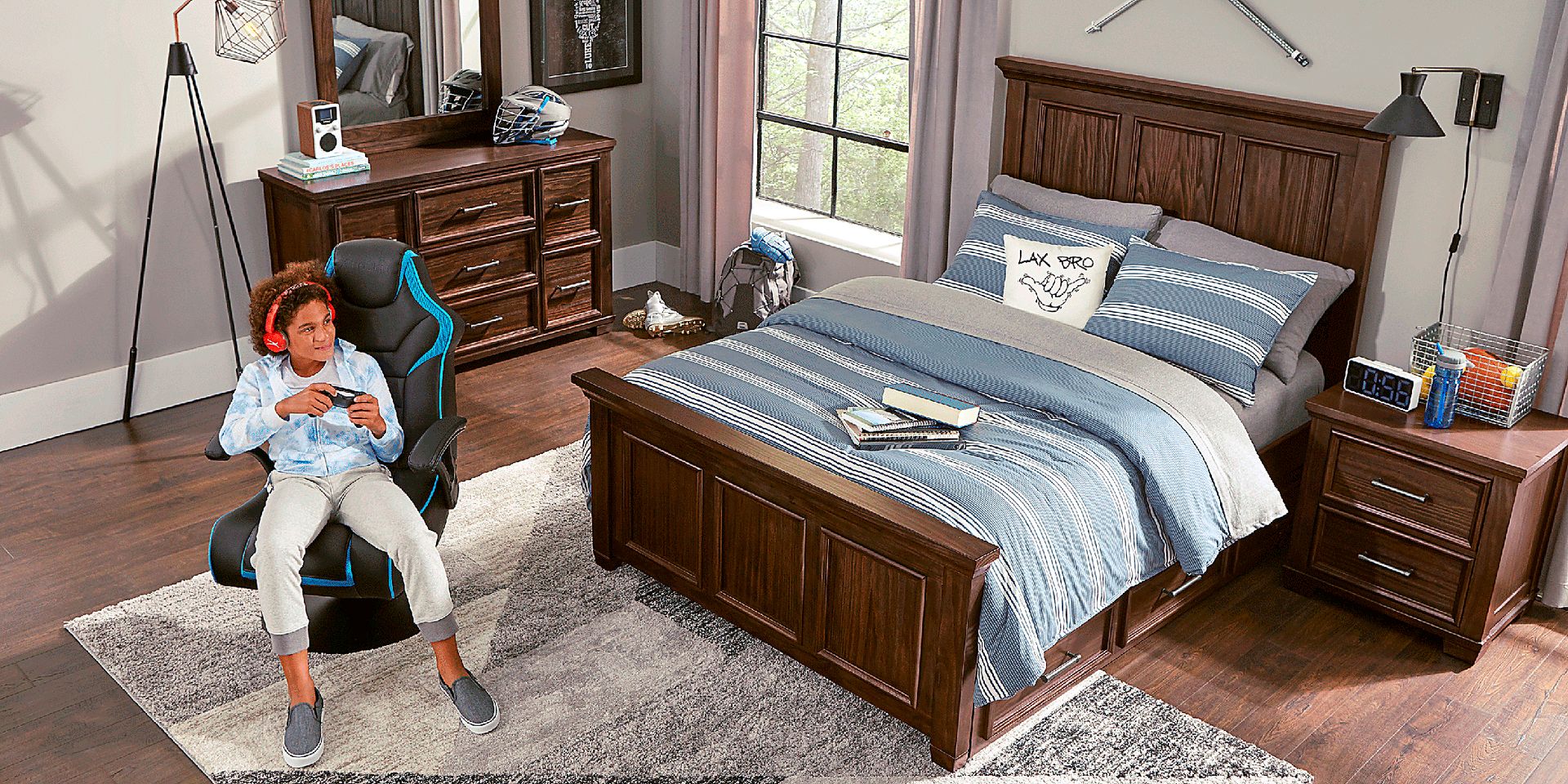 Kids Canyon Lake Java 5 Pc Full Panel Bedroom - Image 3