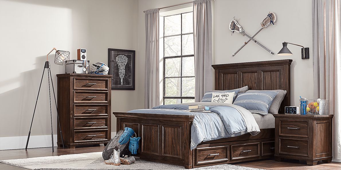 Wyndahl brown deals panel bedroom set