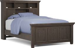 full bookcase bed