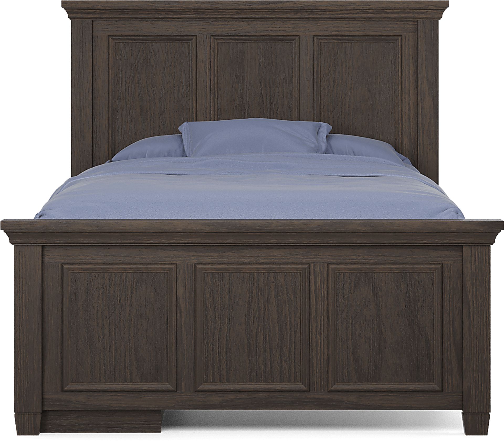 Kids Canyon Lake Java Full Panel Bed with Storage Side Rail - Image 4