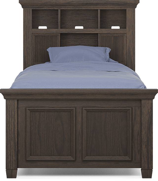 Kids Canyon Lake Java Twin Bookcase Bed - Thumbnail - Image 3
