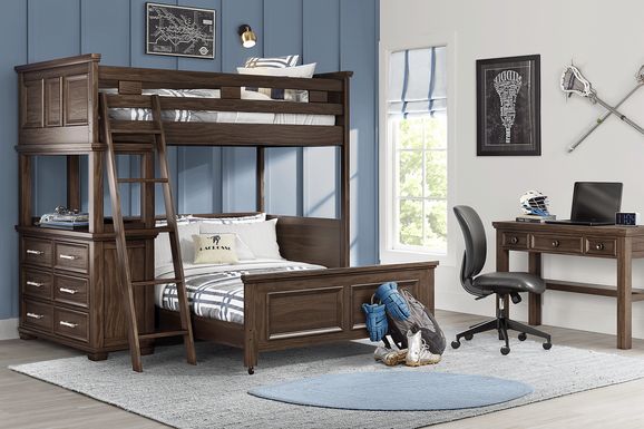 Twin loft best sale bed with dresser