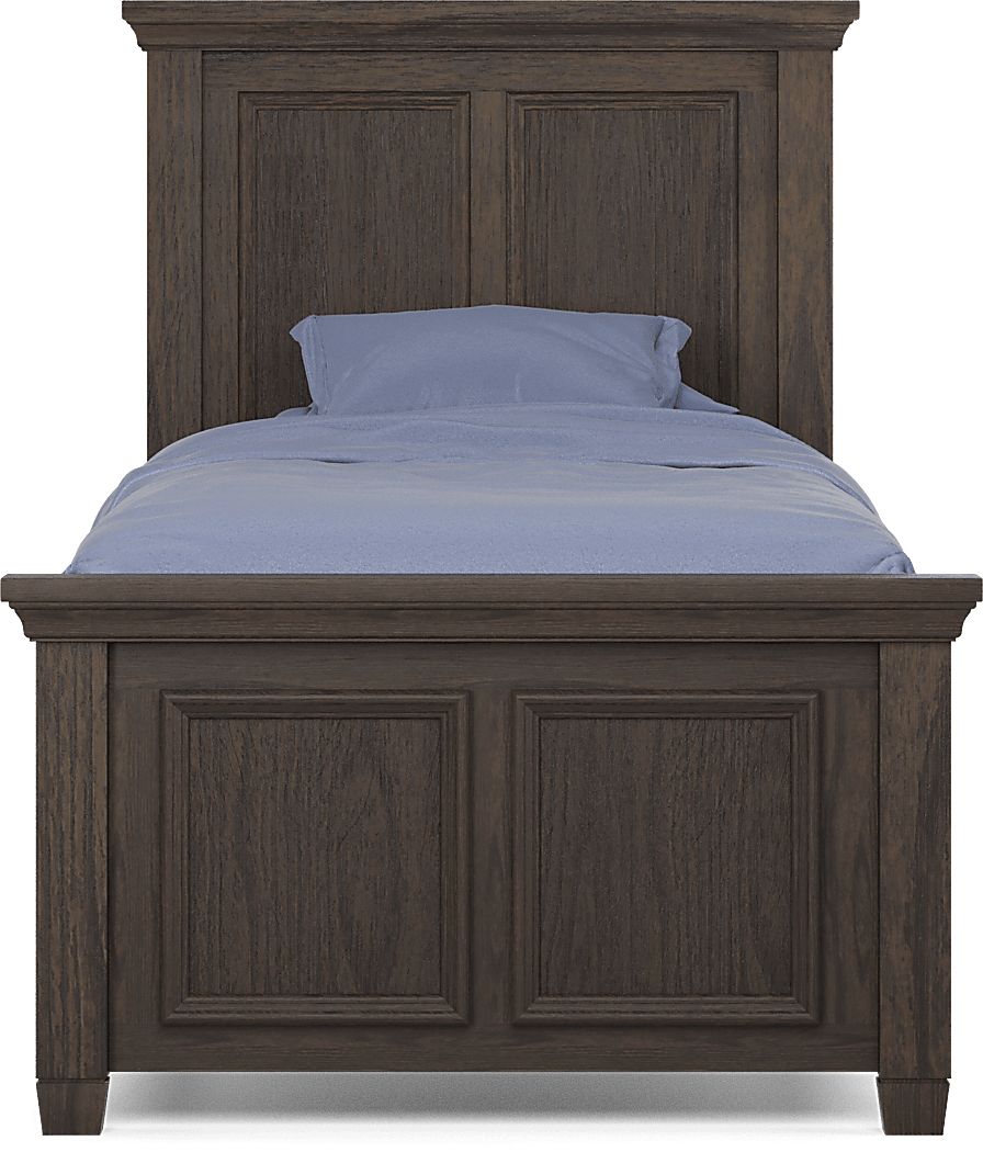 Kids Canyon Lake Java Twin Panel Bed - Thumbnail 2