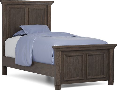 Kids Canyon Lake Java Twin Panel Bed