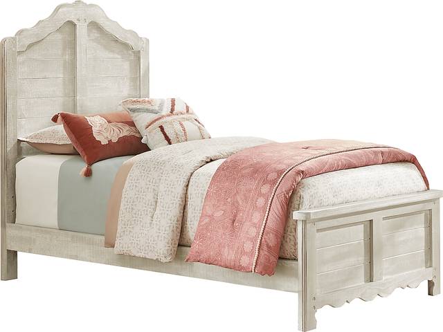 Kids Caraway Cove Gray Twin Panel Bed - Thumbnail - Image 2