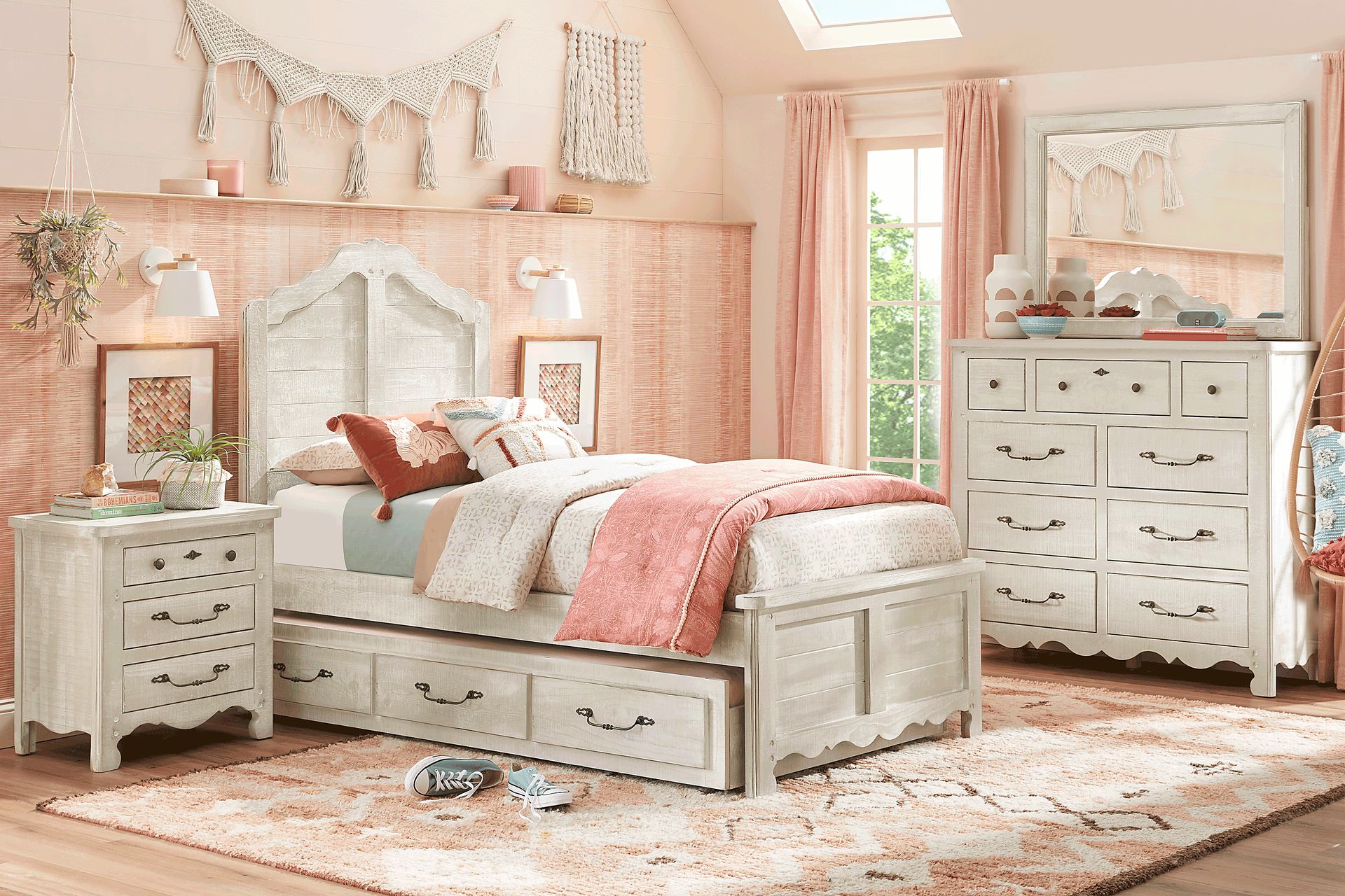 Kids Caraway Cove Gray 5 Pc Twin Panel Bedroom - Image 1