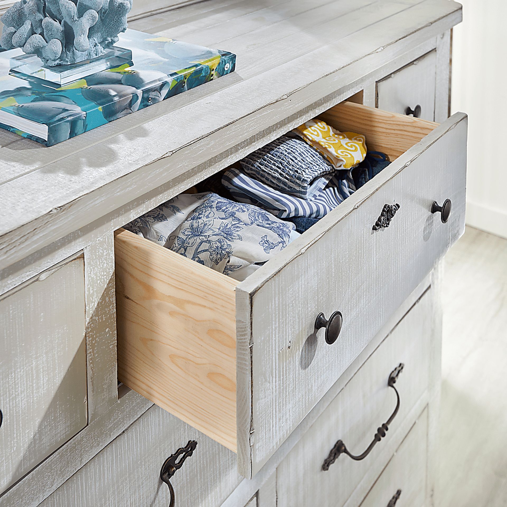 Kids Caraway Cove Gray Dresser - Image 5