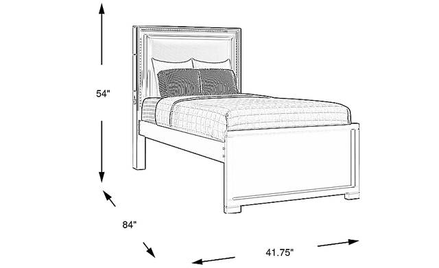 Dimension Image. Please refer to the Dimension Tab on this page for dimension details.