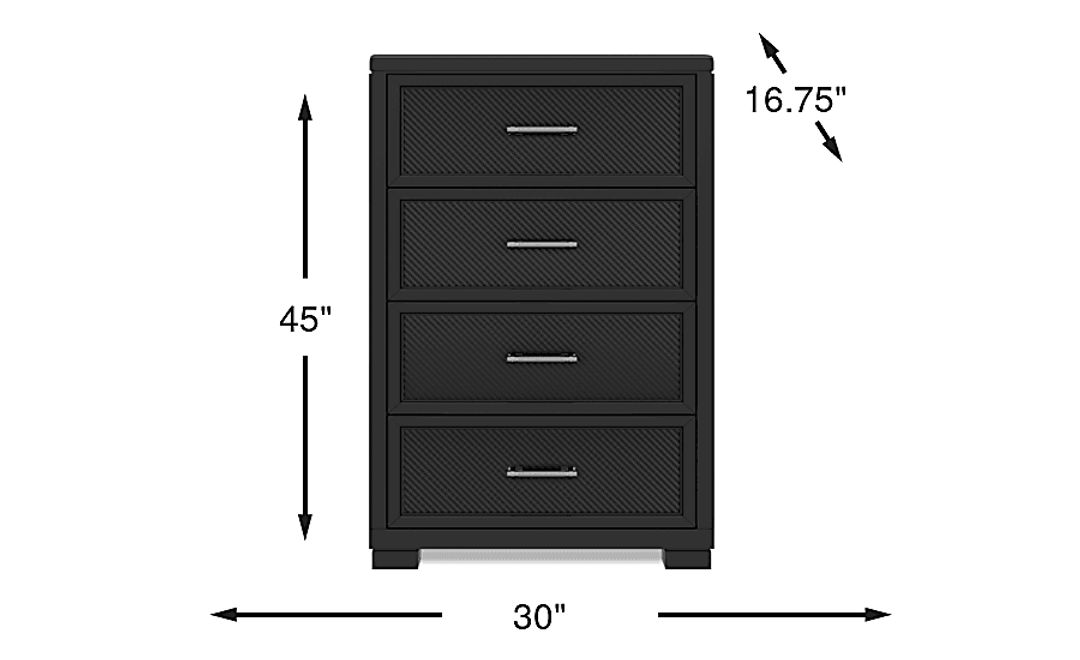 Kids Carbon Optix Black Chest