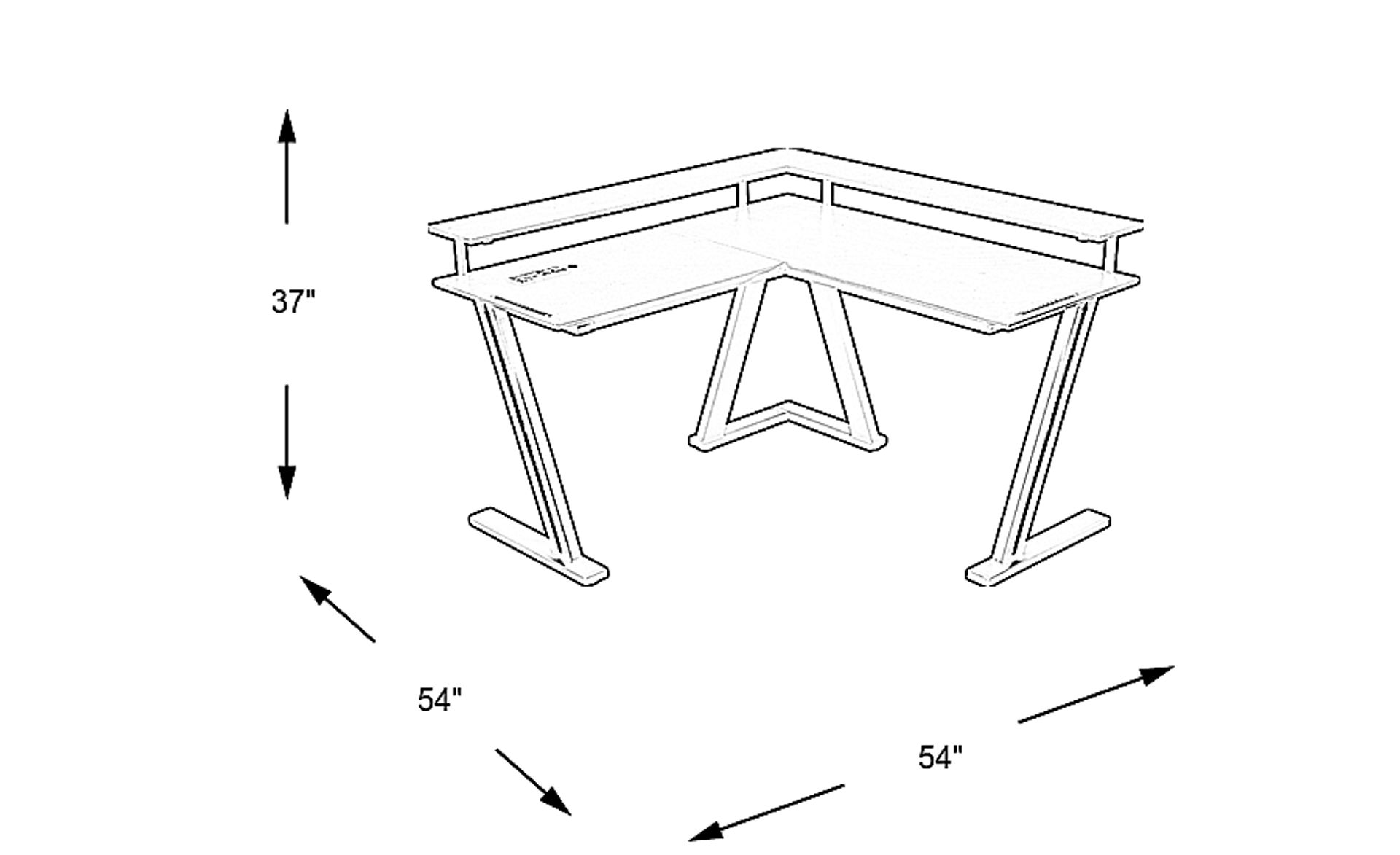 Dimension Image. Please refer to the Dimension Tab on this page for dimension details.