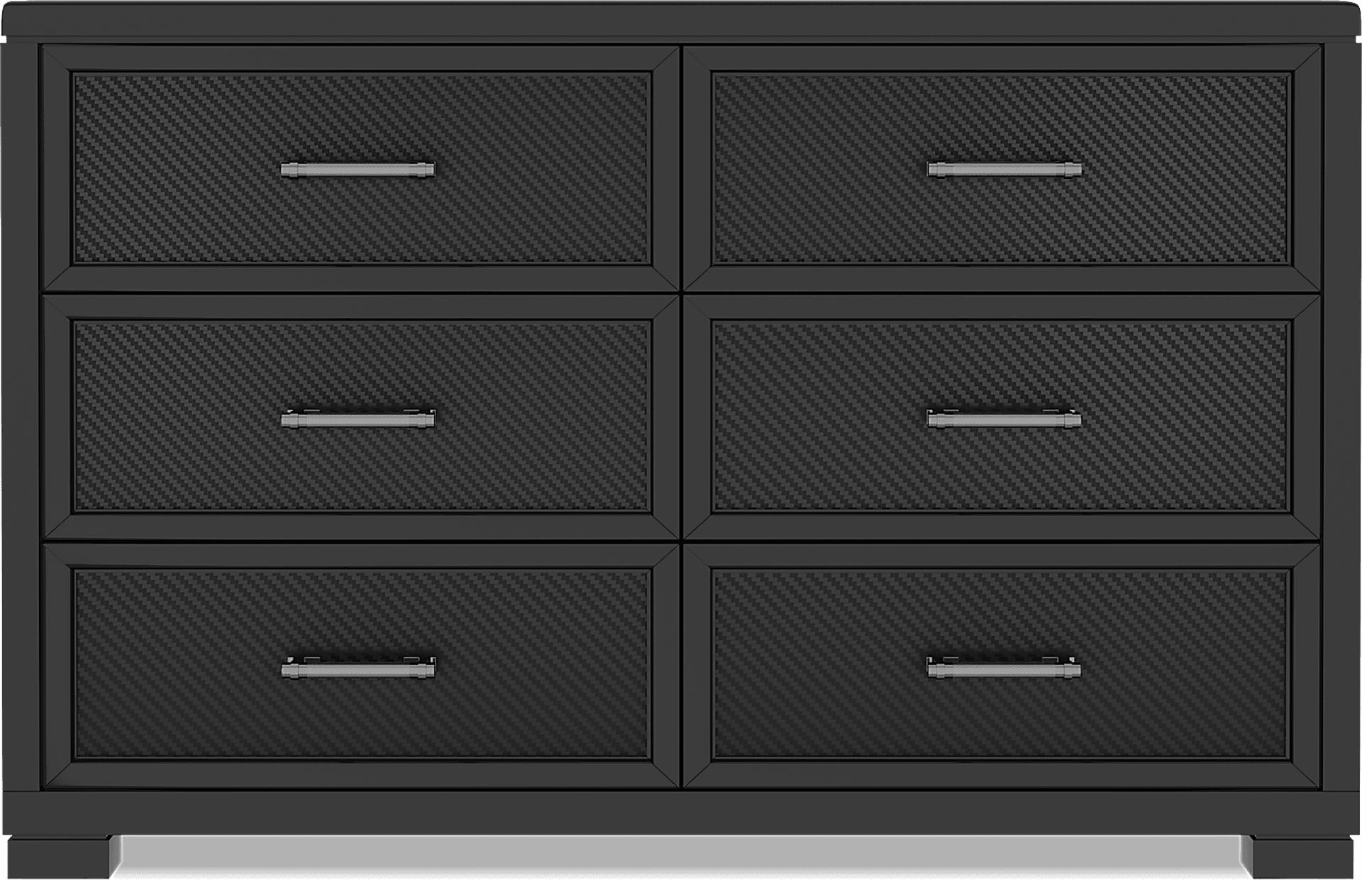 Kids Carbon Optix Black 6 Pc Twin Storage Bedroom with LED Lights - Image 4