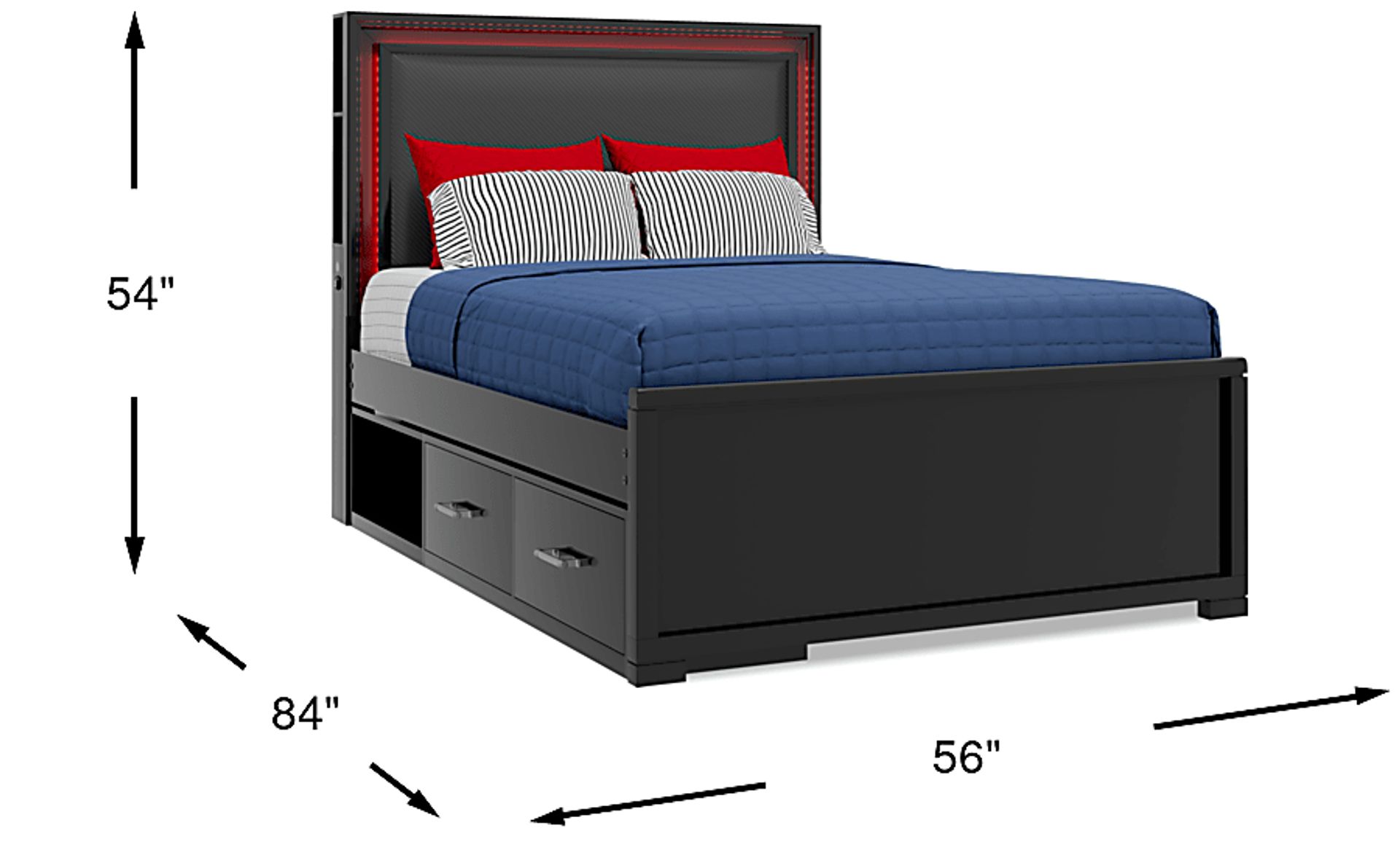 Dimension Image. Please refer to the Dimension Tab on this page for dimension details.