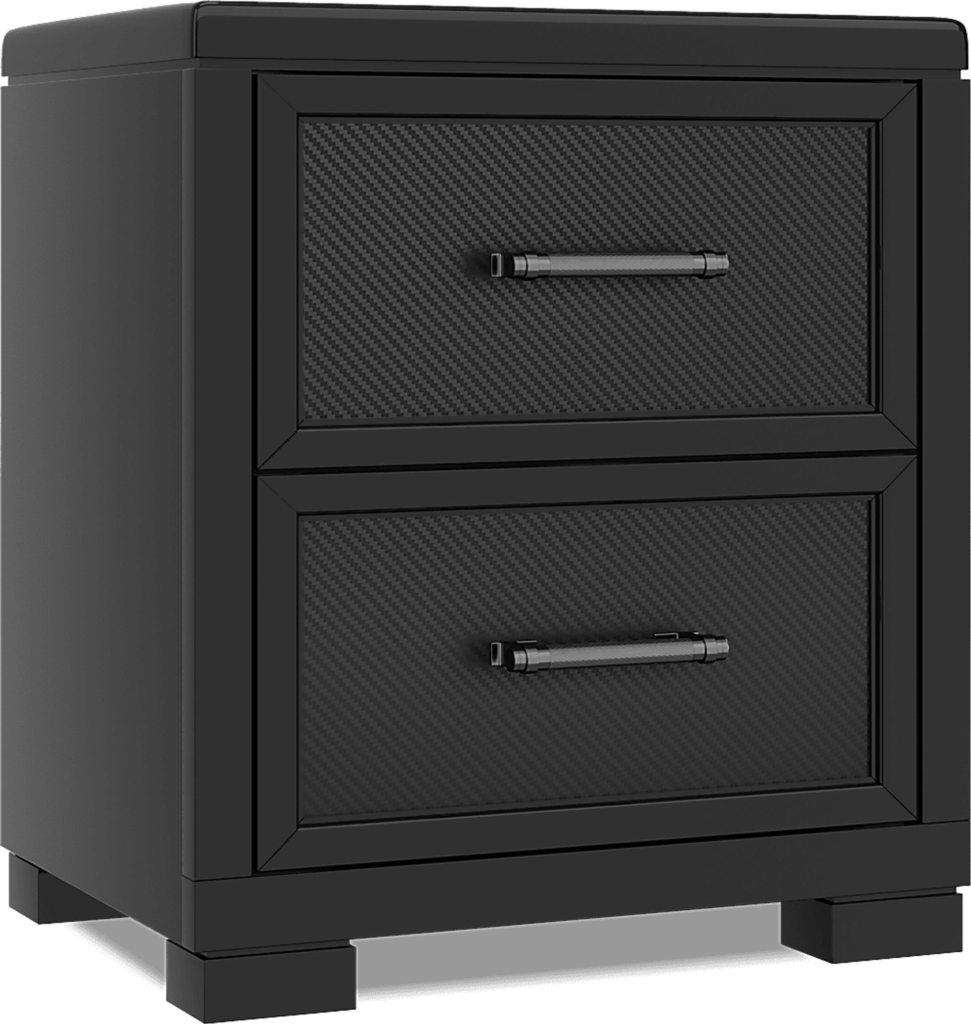 Kids Carbon Optix Black Nightstand - Image 2