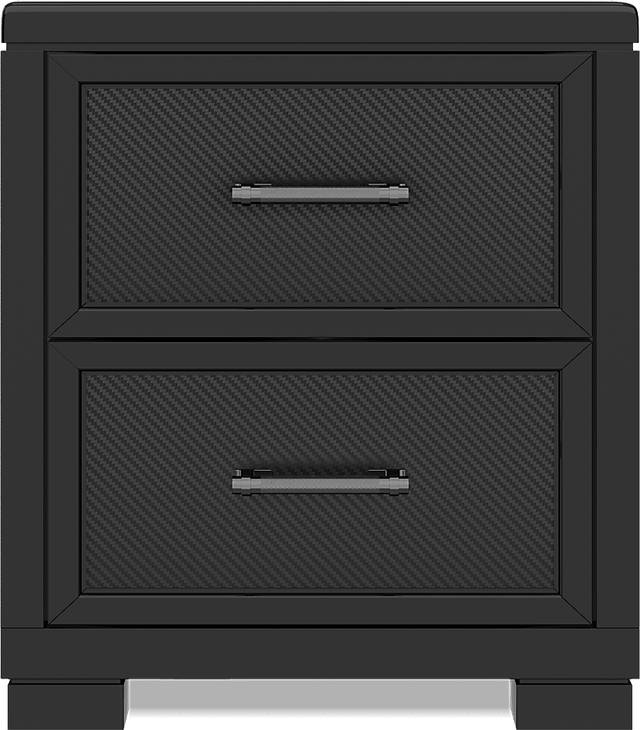 Kids Carbon Optix Black Nightstand - Thumbnail - Image 1
