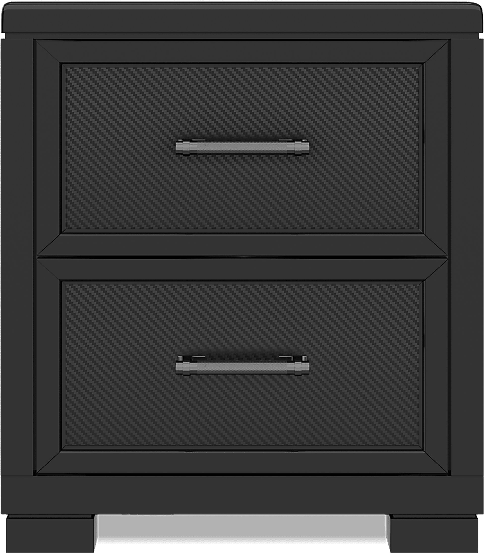 Kids Carbon Optix Black Nightstand - Image 1
