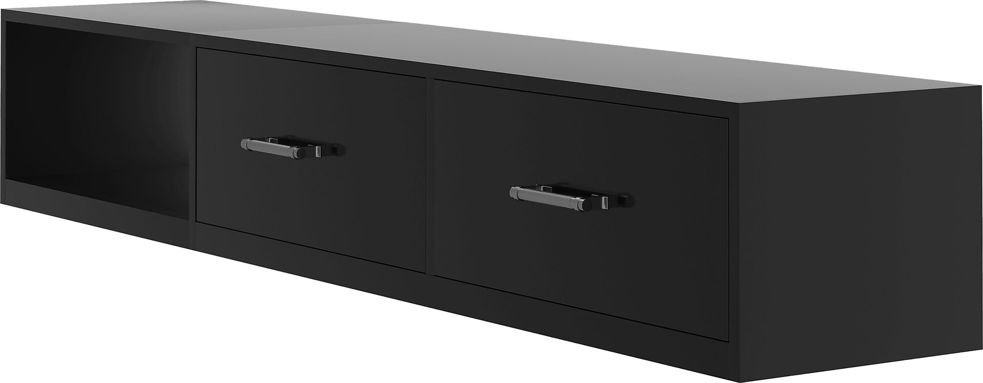 Kids Carbon Optix Black Reversible Underbed Storage Drawers - Image 2