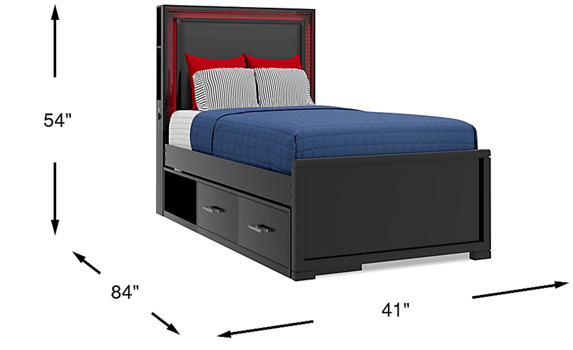 Dimension Image. Please refer to the Dimension Tab on this page for dimension details.