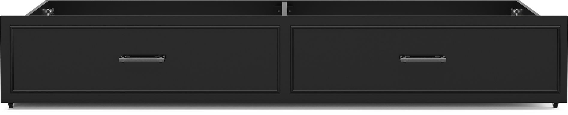 Kids Carbon Optix Black Twin Storage Trundle