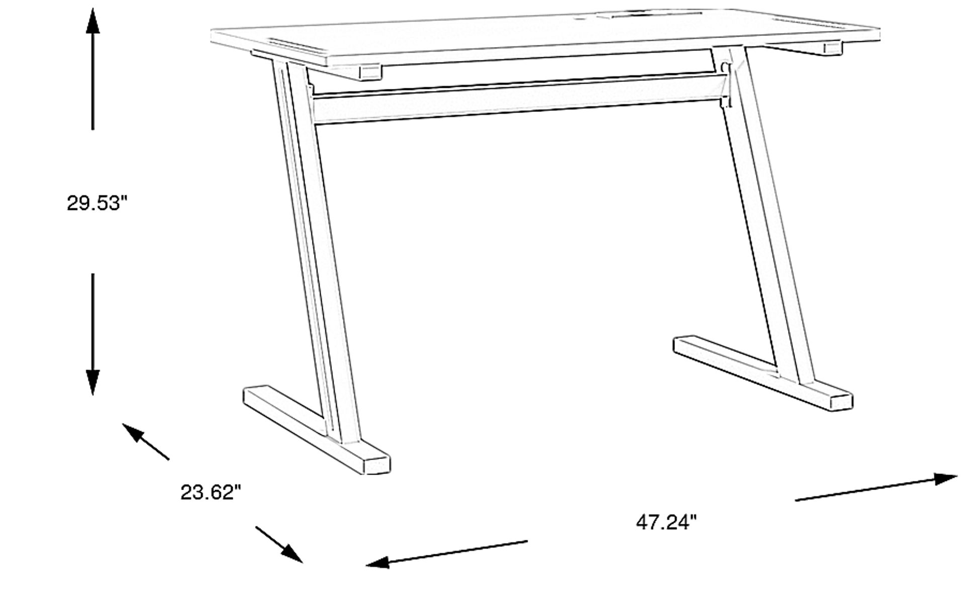 Dimension Image. Please refer to the Dimension Tab on this page for dimension details.