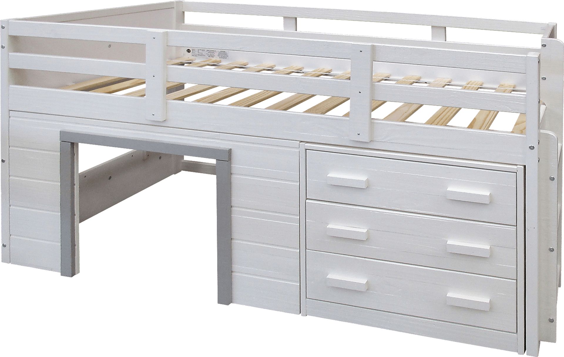 Kids Carrdon White Twin Loft Bed - Image 4