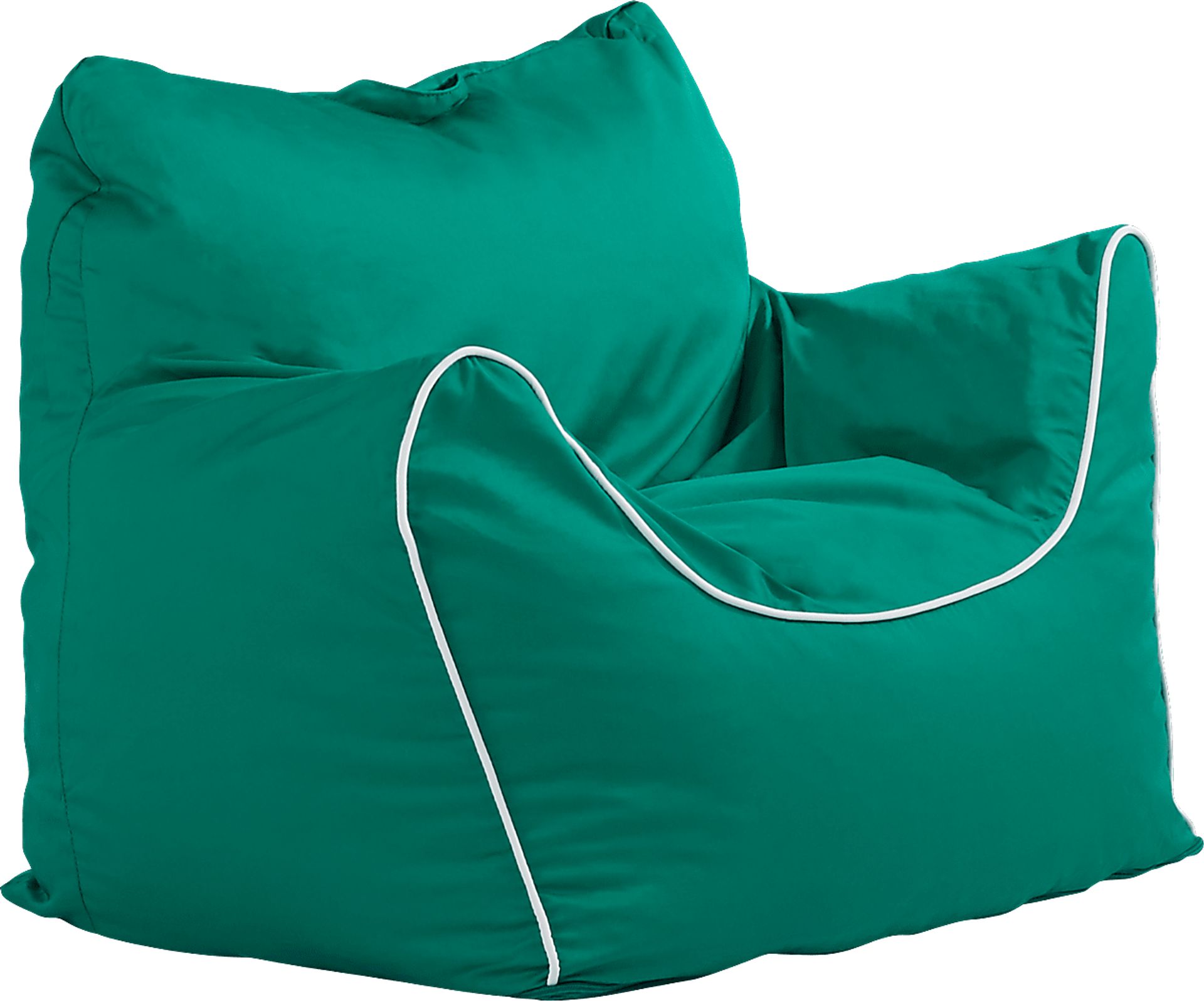 Kids Cassidy Emerald Bean Bag Chair - Image 1
