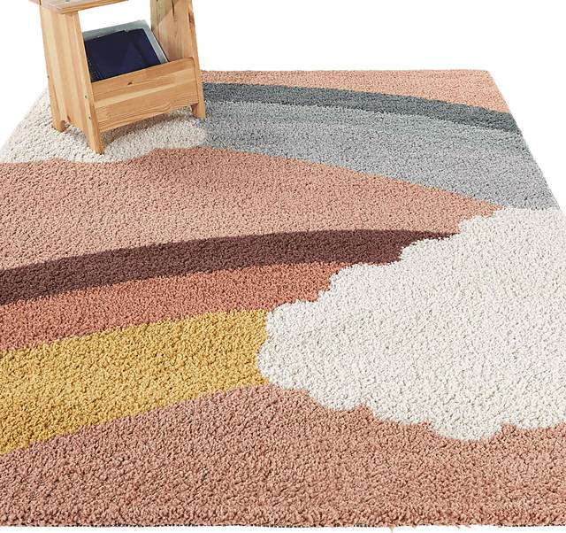 Kids Castolon Pink 5'3 x 7' Rug - Thumbnail - Image 2