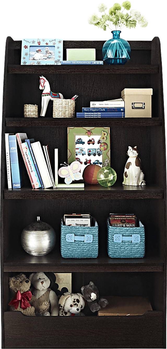 Kids Cavileer Brown Bookcase - Thumbnail - Image 2