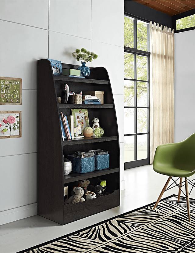 Kids Cavileer Brown Bookcase - Thumbnail - Image 5