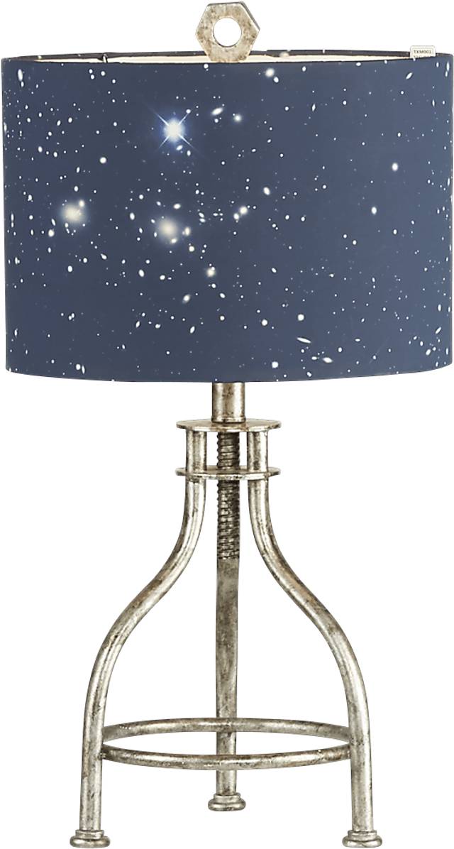 Kids Celestial Galaxy Navy Lamp - Thumbnail - Image 2