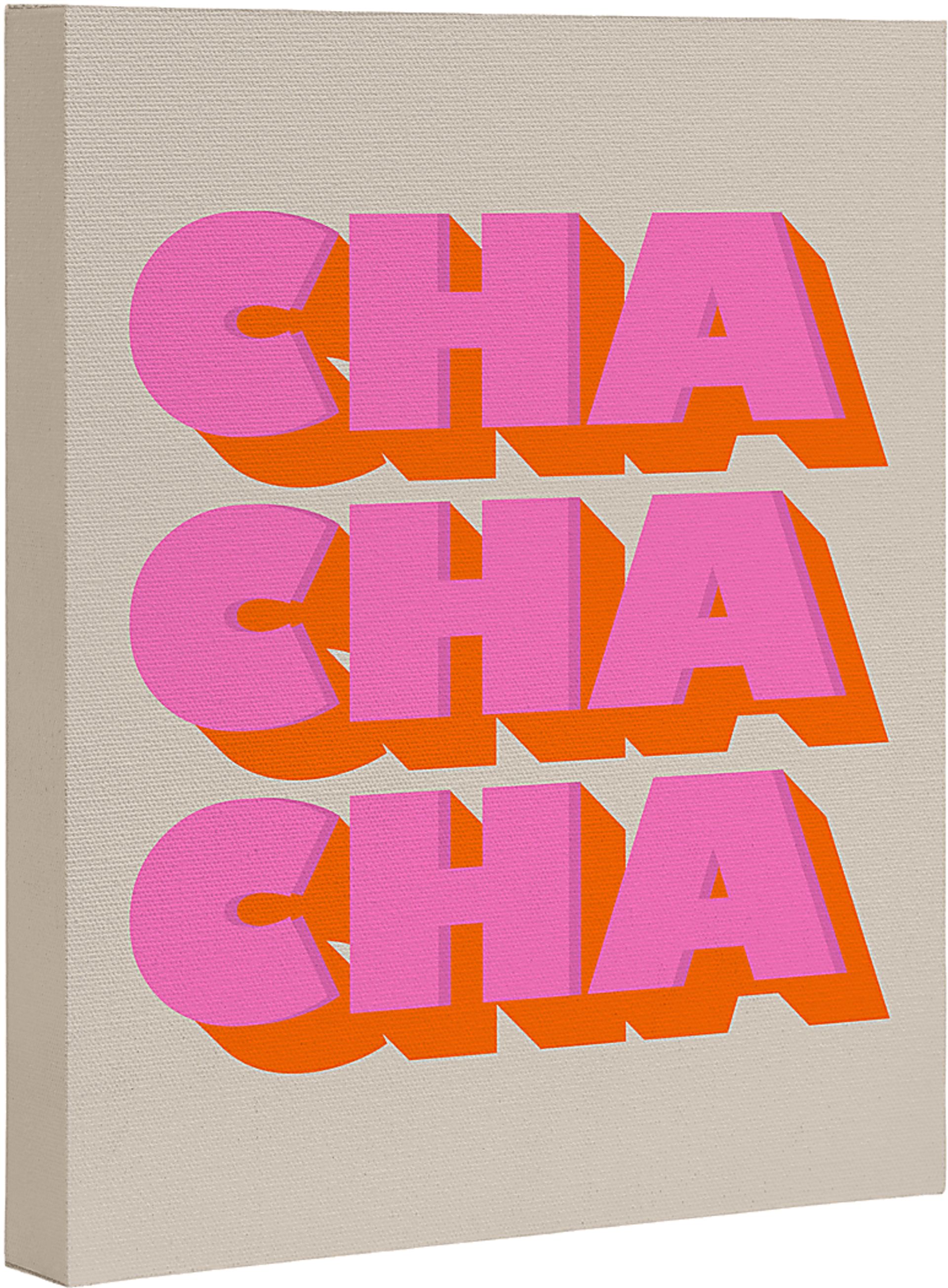 Kids Cha Cha Dance II Beige Artwork - Image 1