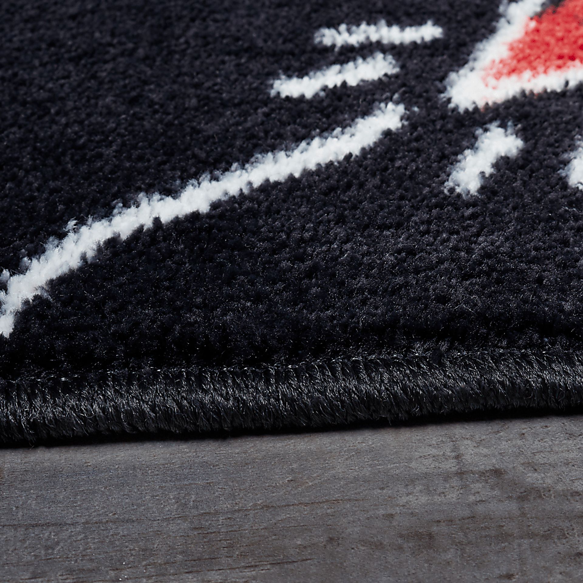 Kids Chalk Hop Black 5' x 8' Rug - Image 3