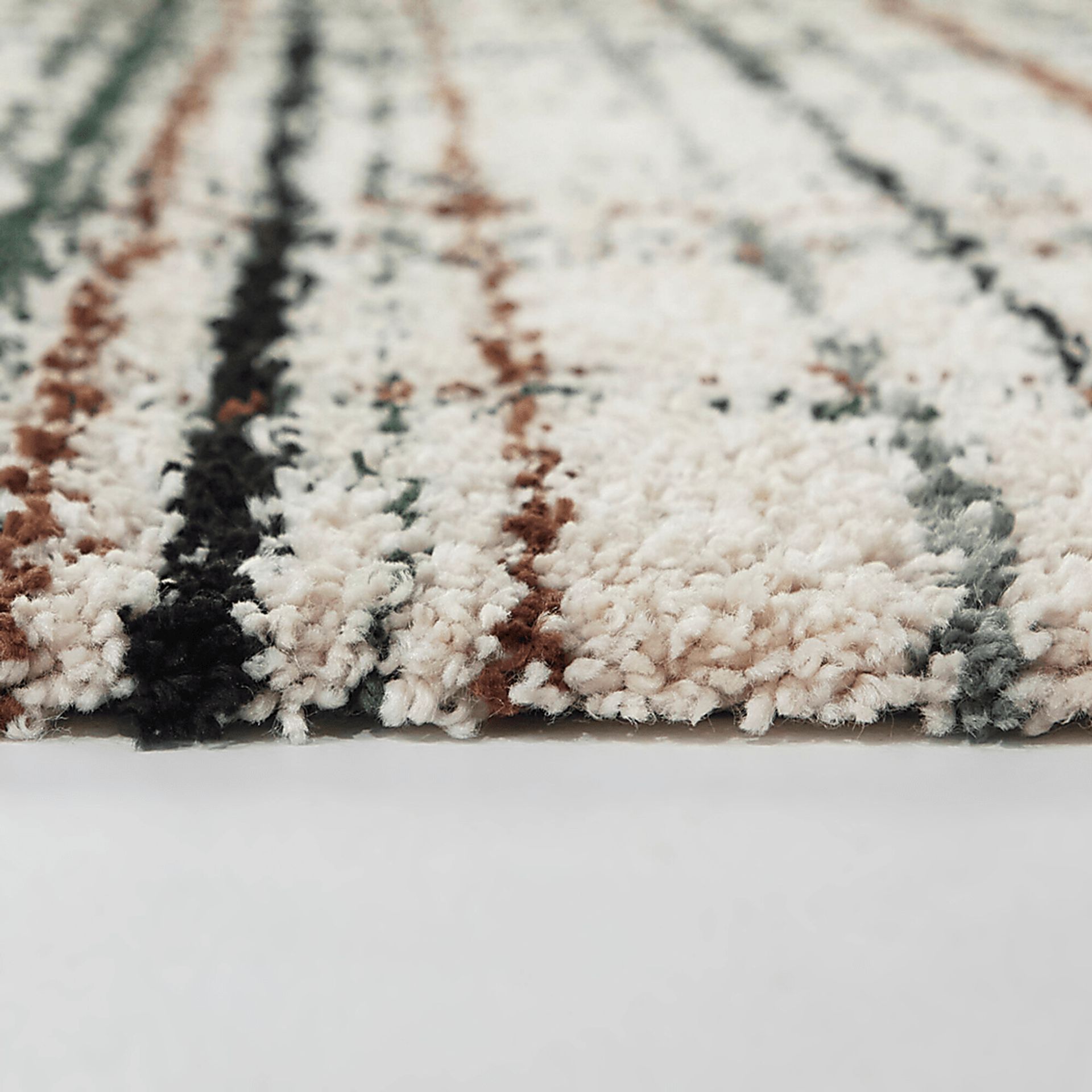 Kids Grid Theory Cream 5'3 x 7' Rug - Image 3