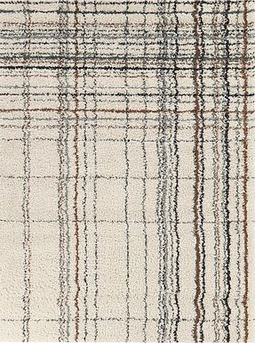 Kids Grid Theory Cream 7'10 x 10' Rug