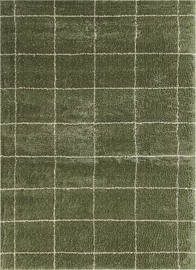 Kids Whitlock Green 5'3 x 7' Rug