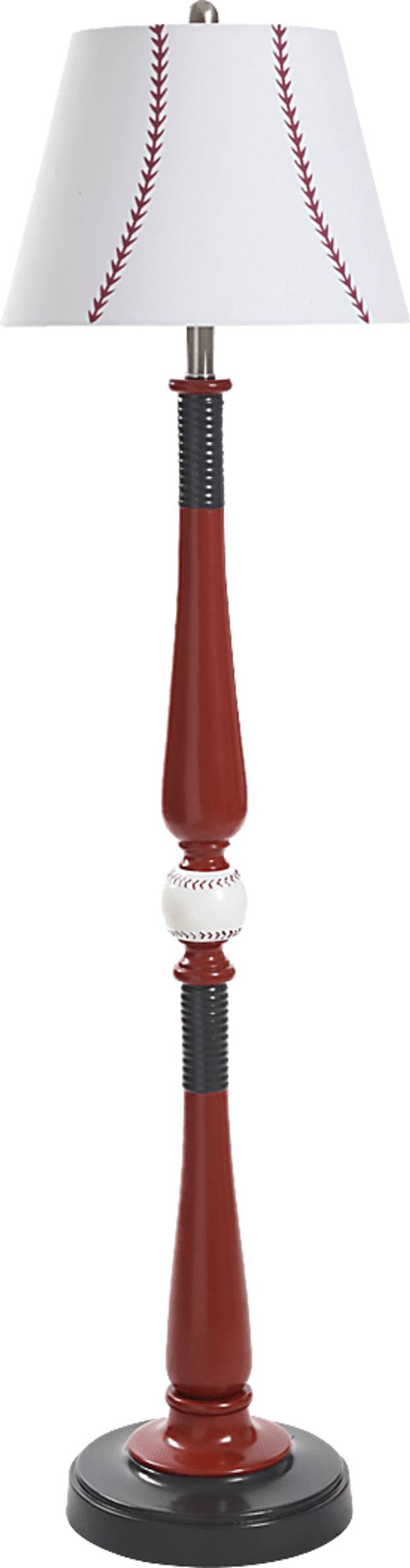 Kids Champions Decor Red Baseball Floor Lamp - Thumbnail - Image 1