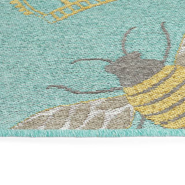 Kids Chantria Blue 3' x 5' Rug - Thumbnail - Image 3