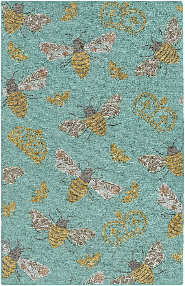 Kids Chantria Blue 3' x 5' Rug - Thumbnail - Image 1